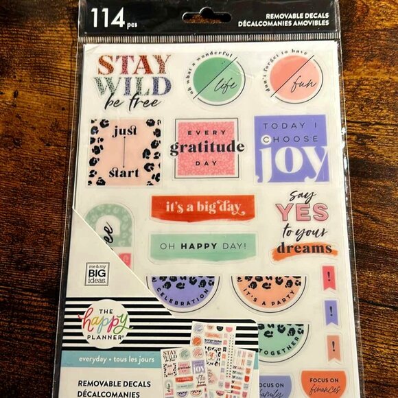 Happy Planner - Removable Decals - Everyday - NEW - Picture 1 of 4